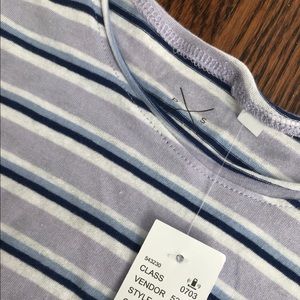 PacSun Packfic Sun Xs Lavendar Stripes T shirt